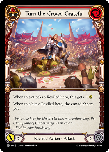 Turn the Crowd Grateful (Red)